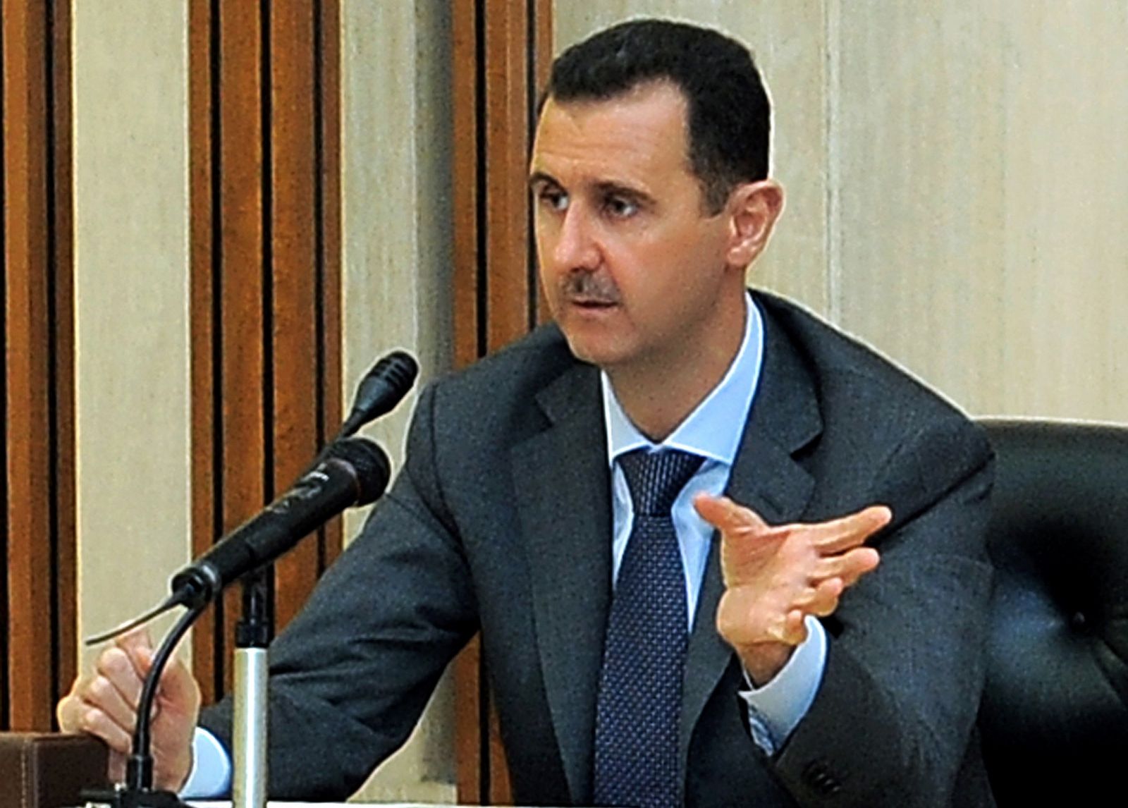 Imagen del presidente sirio, Bachar al Asad.