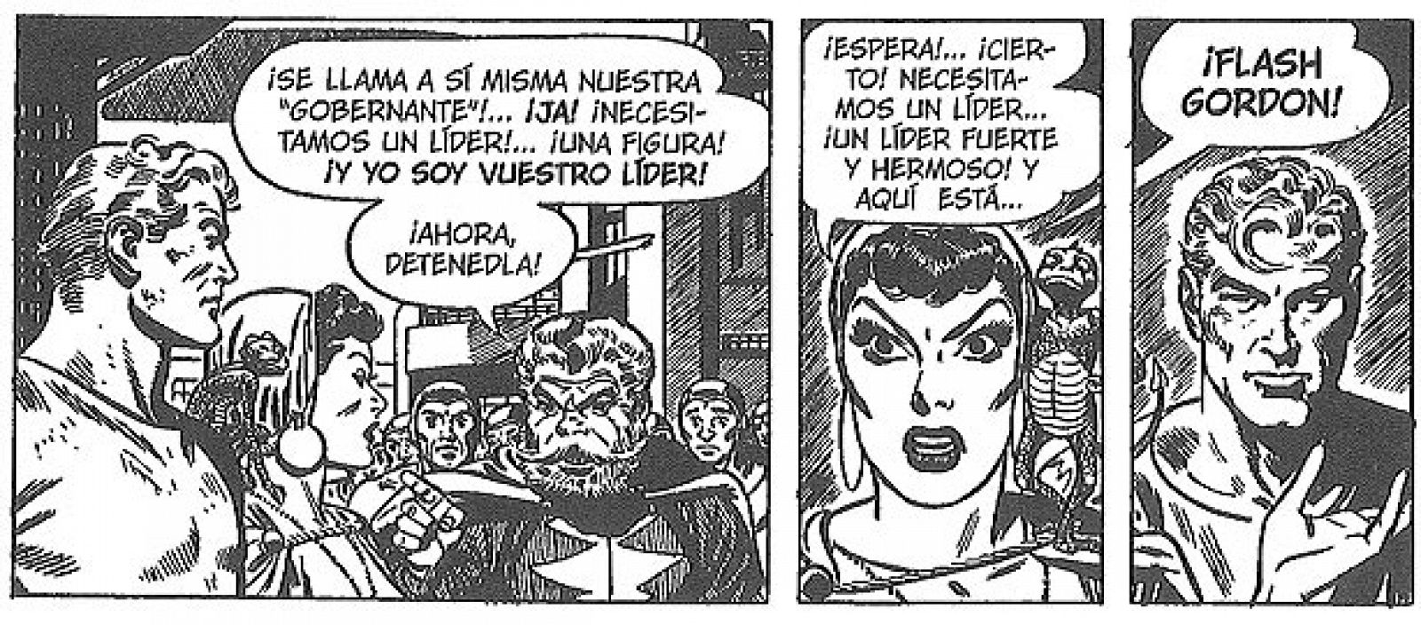 Viñetas de 'Flash Gordon' de Dan Barry y Harvey Kurtzman