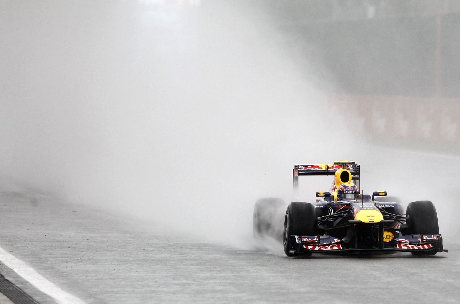 El piloto australiano de Red Bull, Mark Webber.