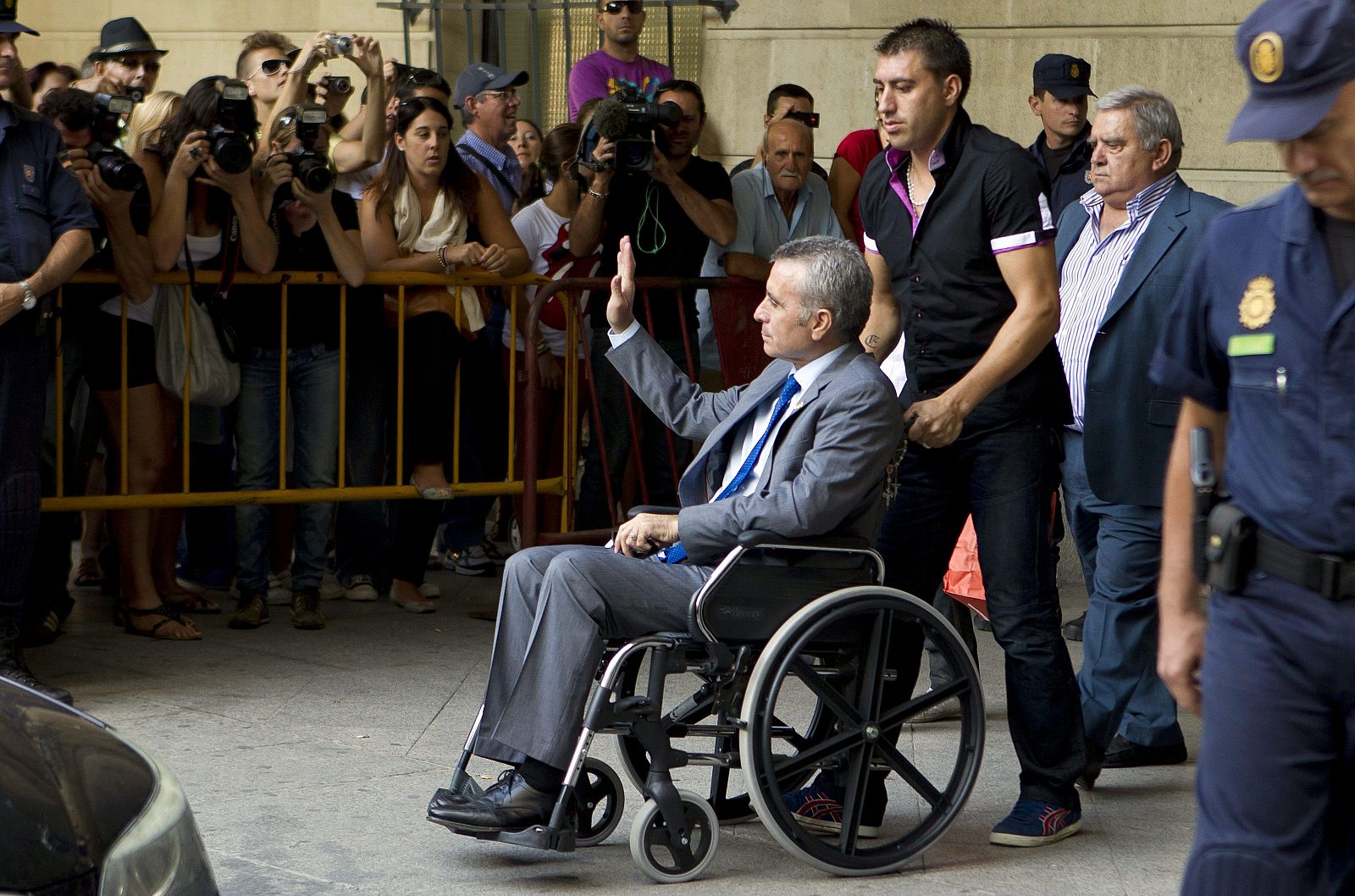 Ortega Cano, a su salida de los juzgados el viernes pasado.