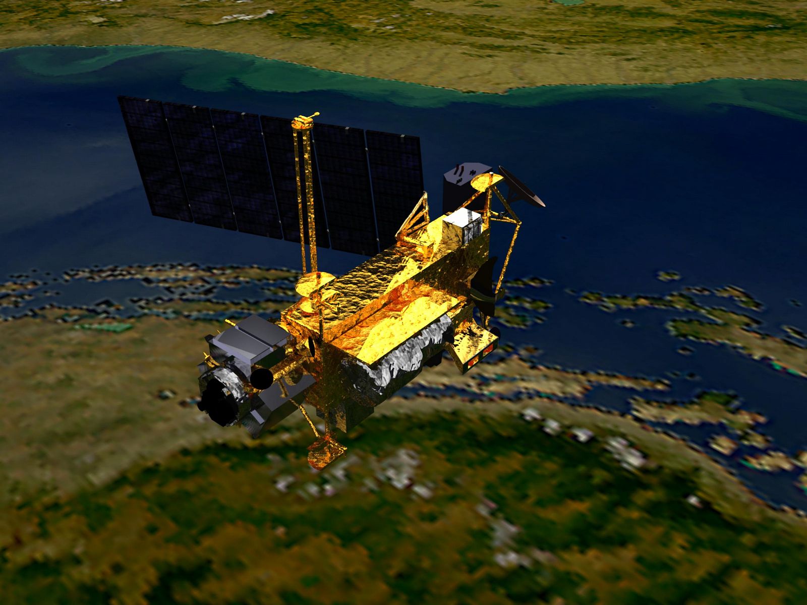 Un satélite de seis toneladas caerá sobre la Tierra el viernes