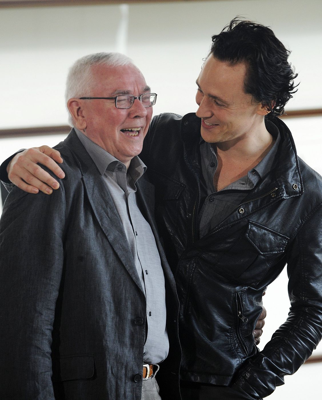 Terence Davies y el actor Tom Hiddleston