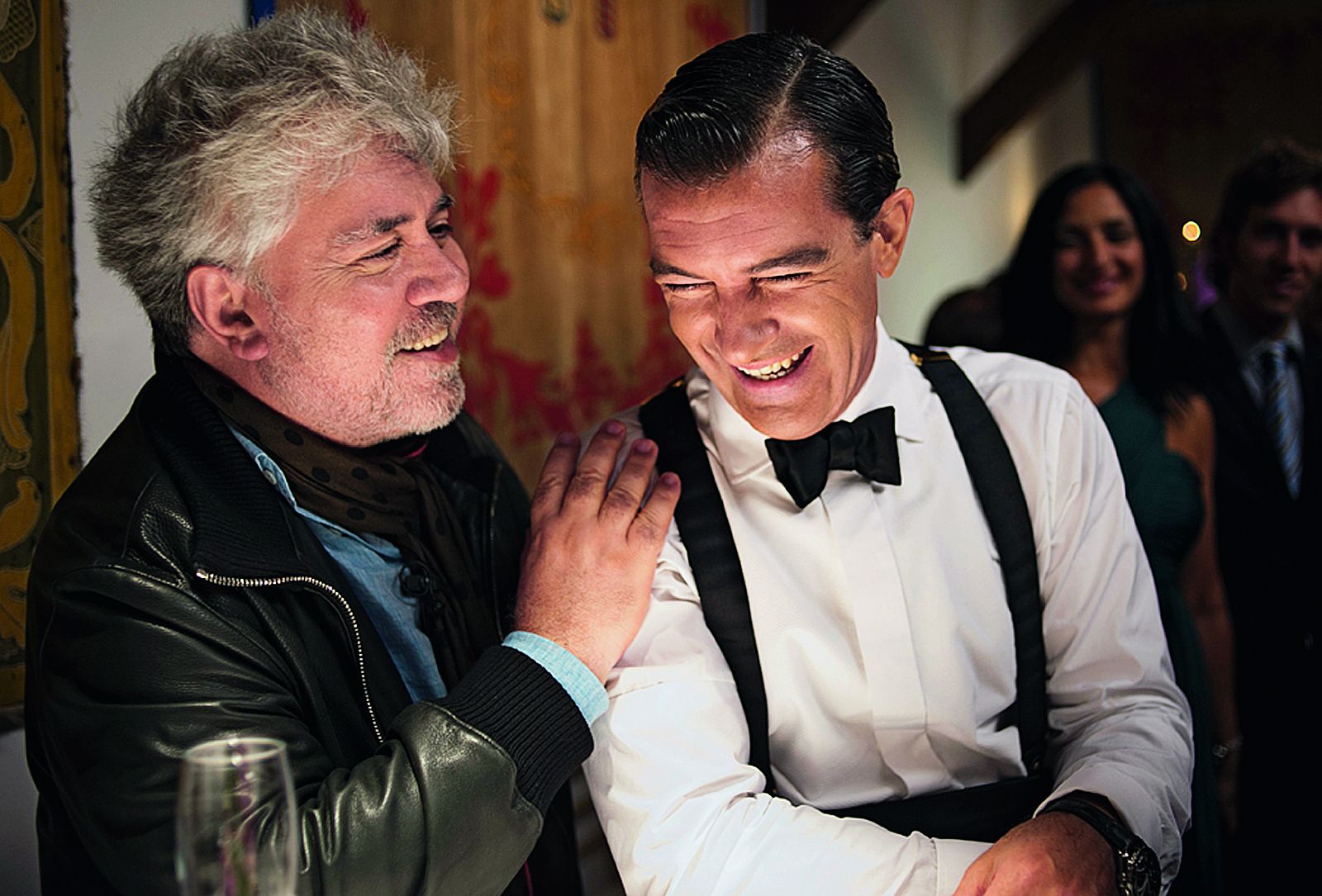 En el set de 'La piel que habito' (2011). Pedro Almodóvar y Antonio Banderas. Foto: José Haro © El Deseo.