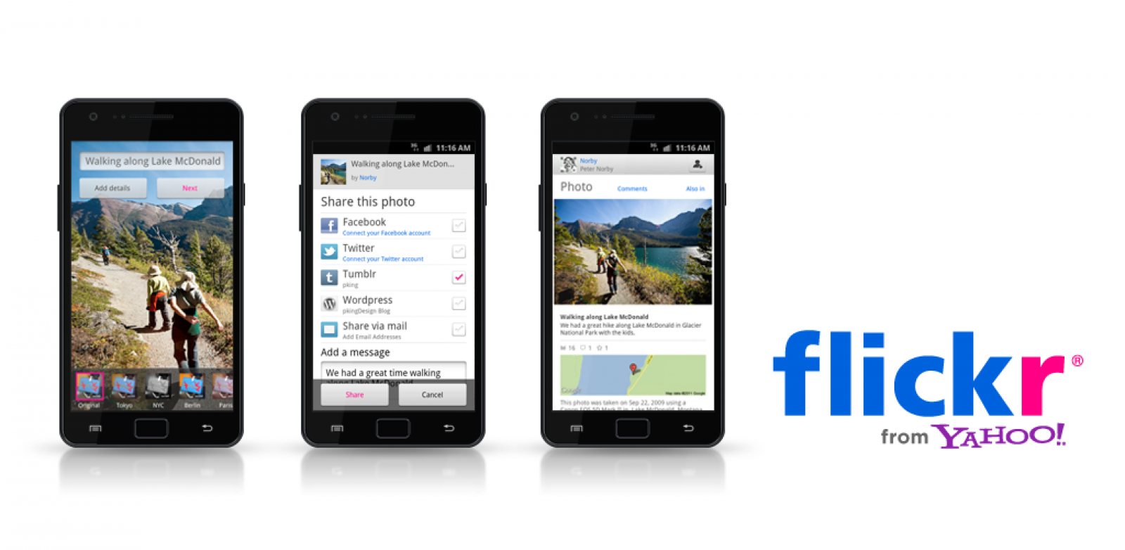 Flickr ha lanzado su primera aplicación oficial para dispositivos Android