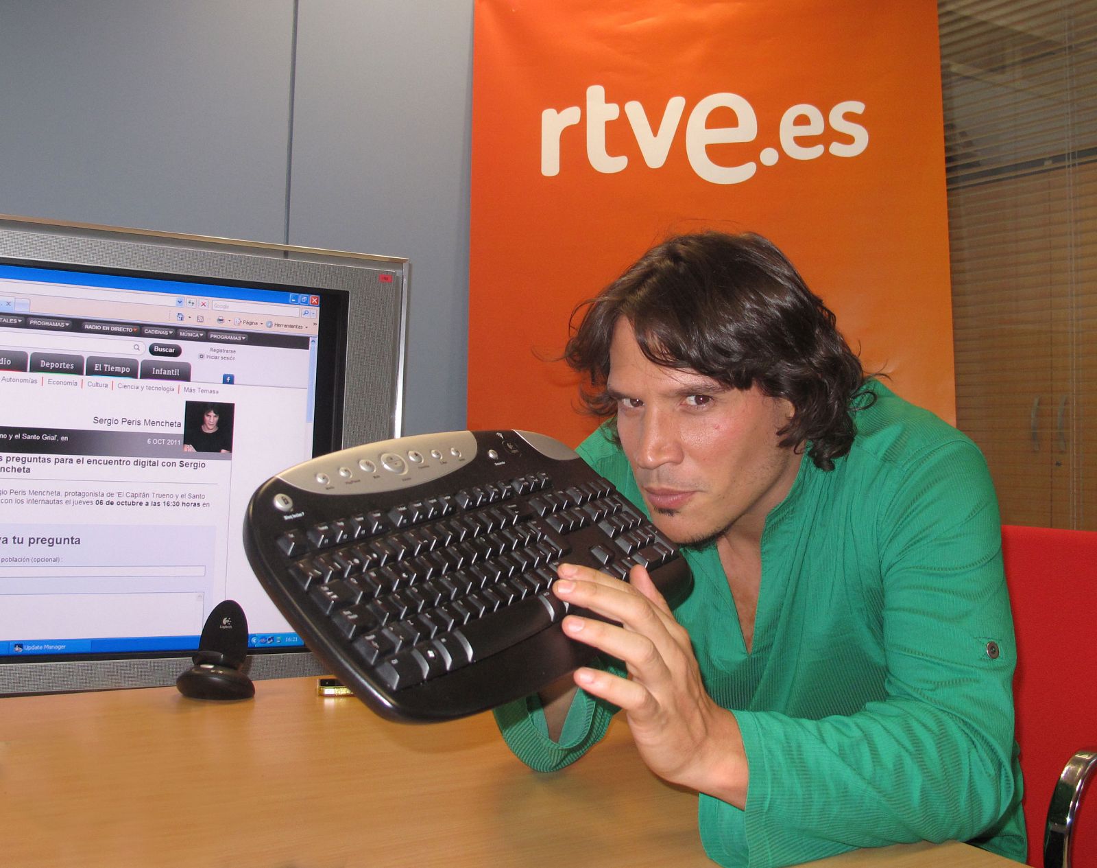 Sergio Peris-Mencheta ha estado en un encuentro digital en RTVE.es