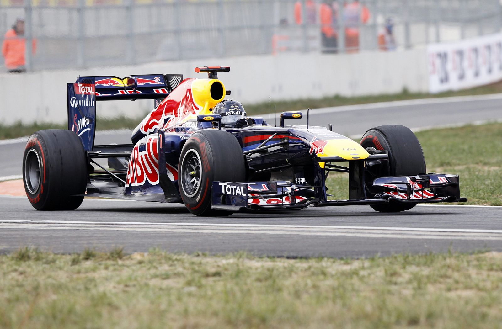 El Red Bull de Sebastian Vettel volvió a terminar primero, esta vez en el GP de Corea.