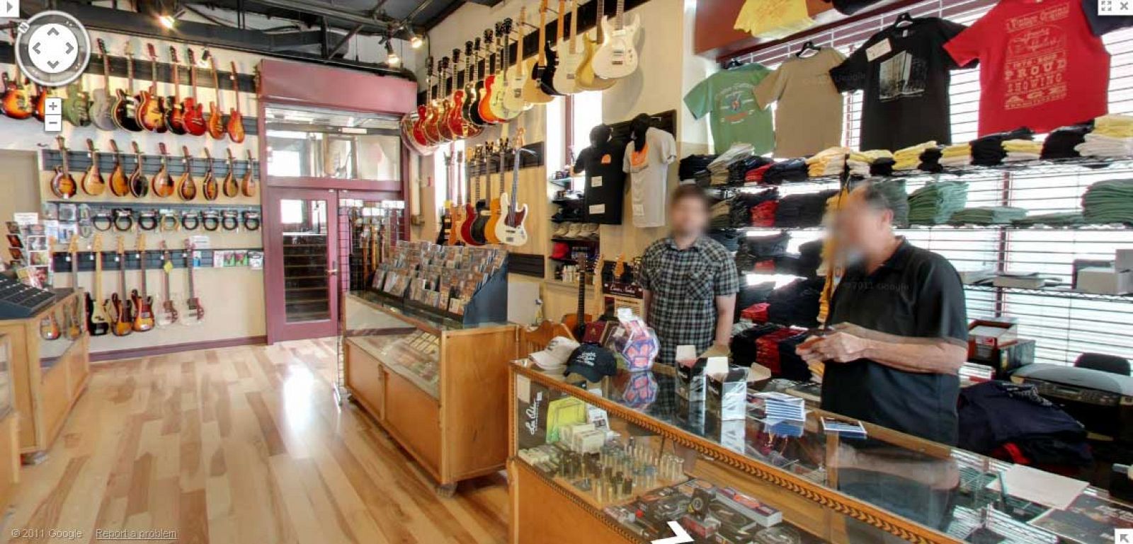 Uno de los negocios que se han sumado al proyecto. Una tienda de guitarras en Nashville, Tennessee (EE.UU)