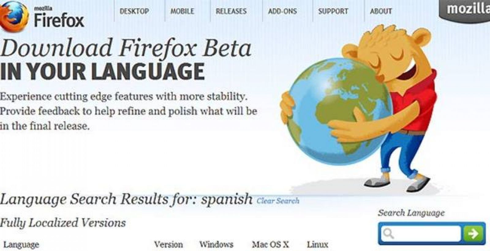 Firefox 8 estará disponible oficialmente a partir de mañana martes 8 de noviembre