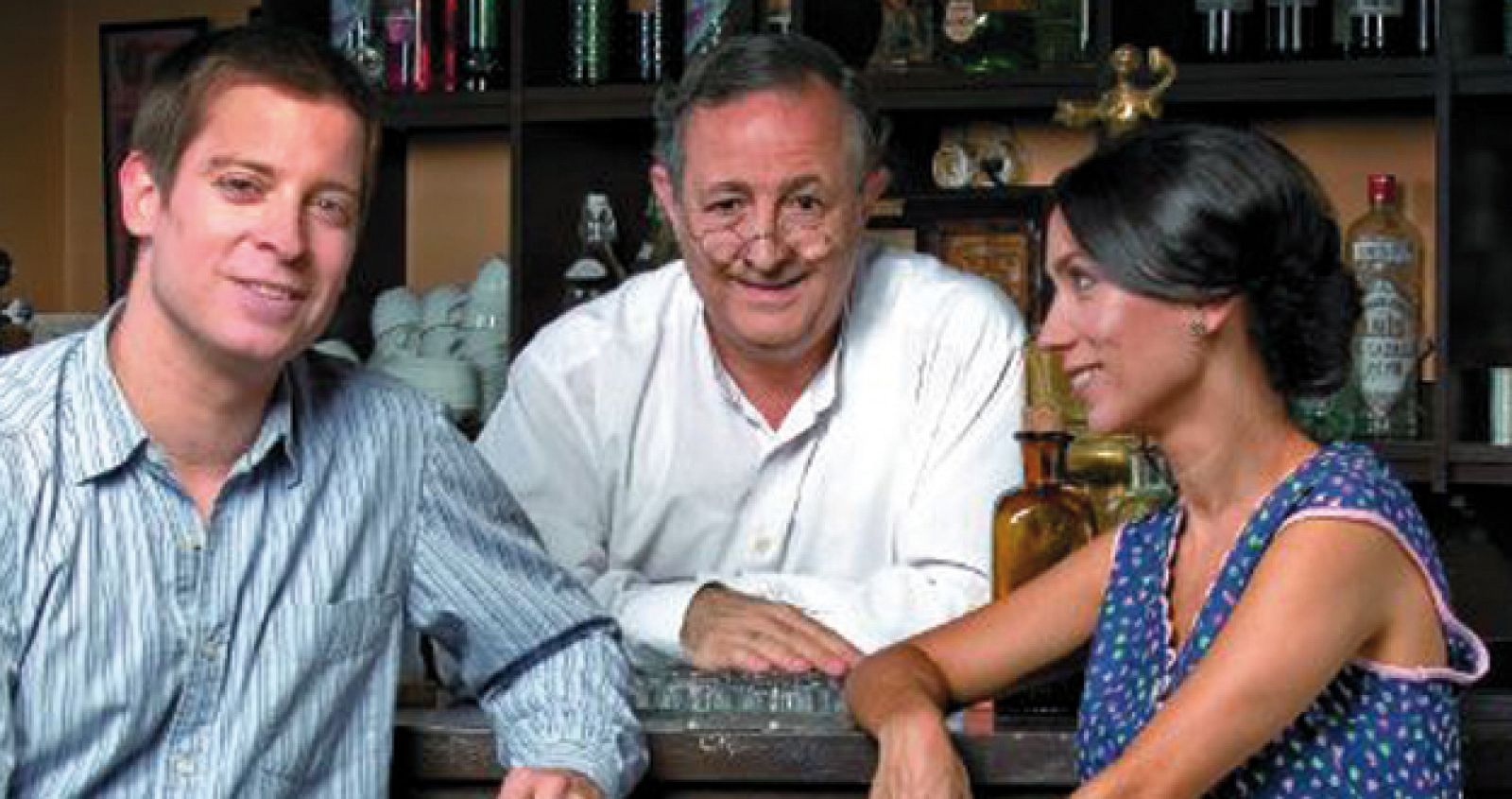 Pelayo, Manolita y Marcelino son los protagonistas del último libro 'Amar'.