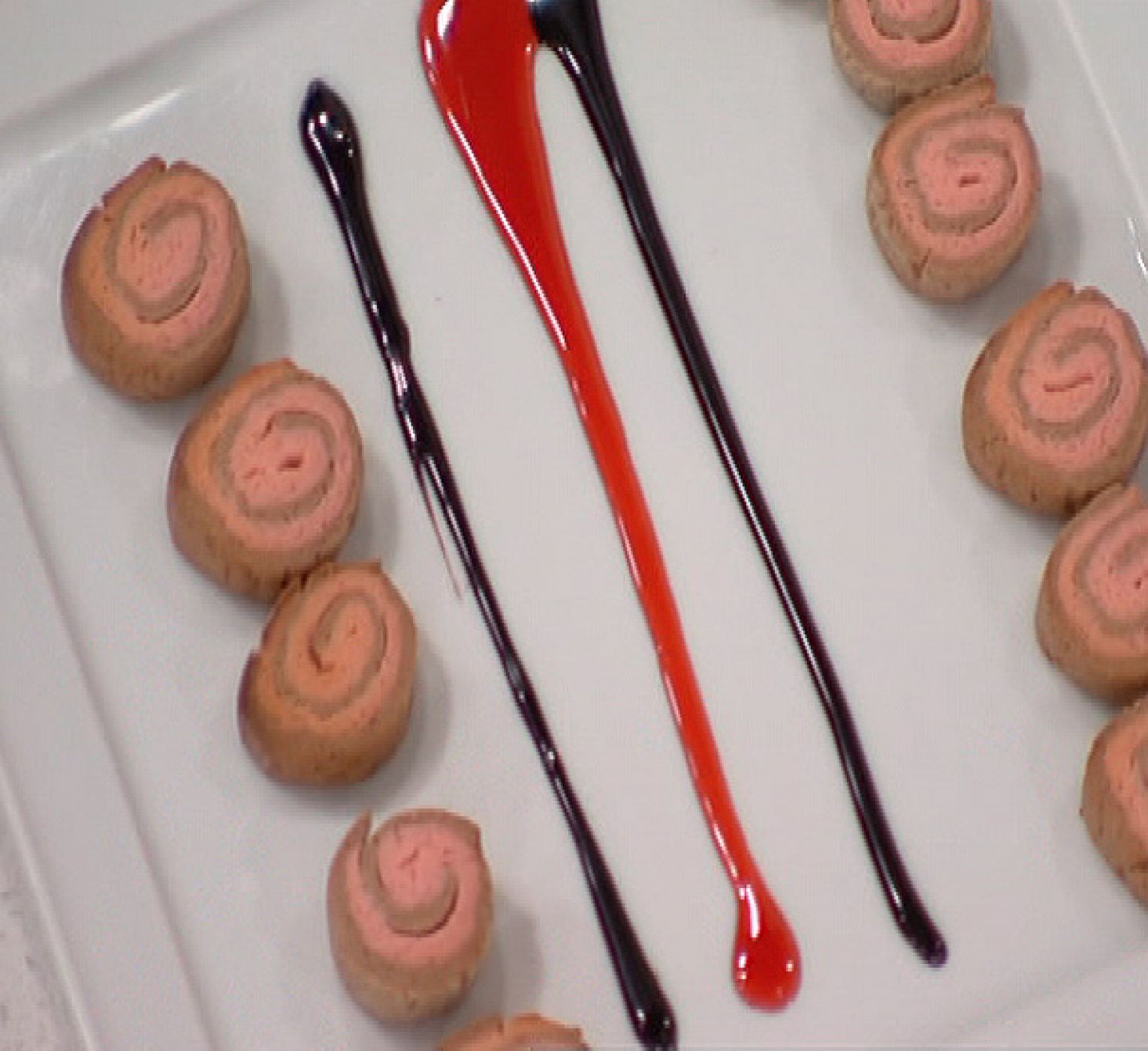 Galletas de frambuesa y chocolate.