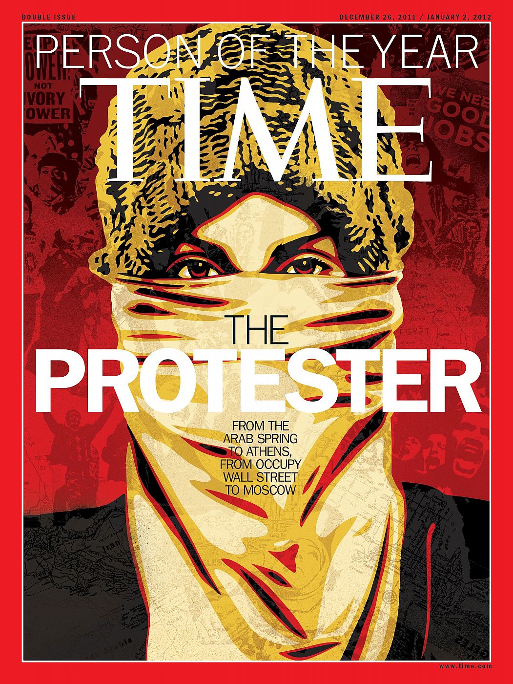 Imagen de la portada de Time sobre el personaje de 2011.