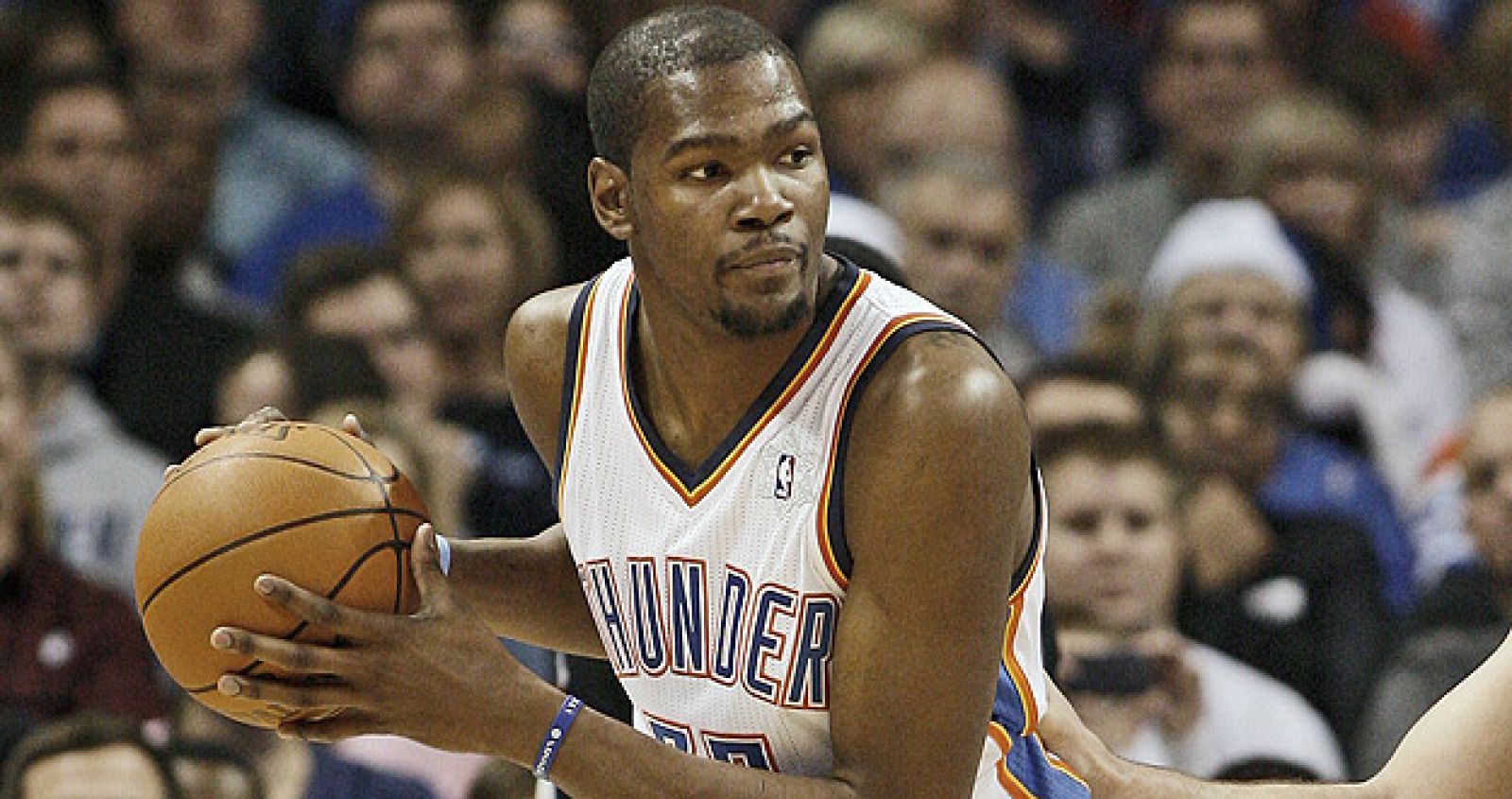 Durant, jugador de los Thunder, clave en la victoria de su equipo ante Dallas.