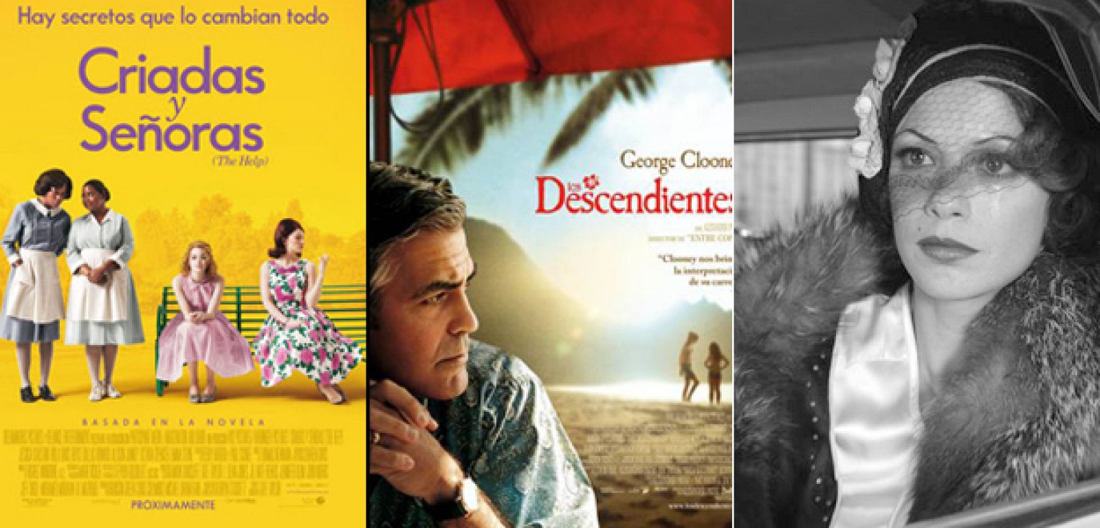 'Criadas y señoras', 'Los descendientes' y 'The artist', entre las favoritas a ser candidatas prinicipales a los Oscar.