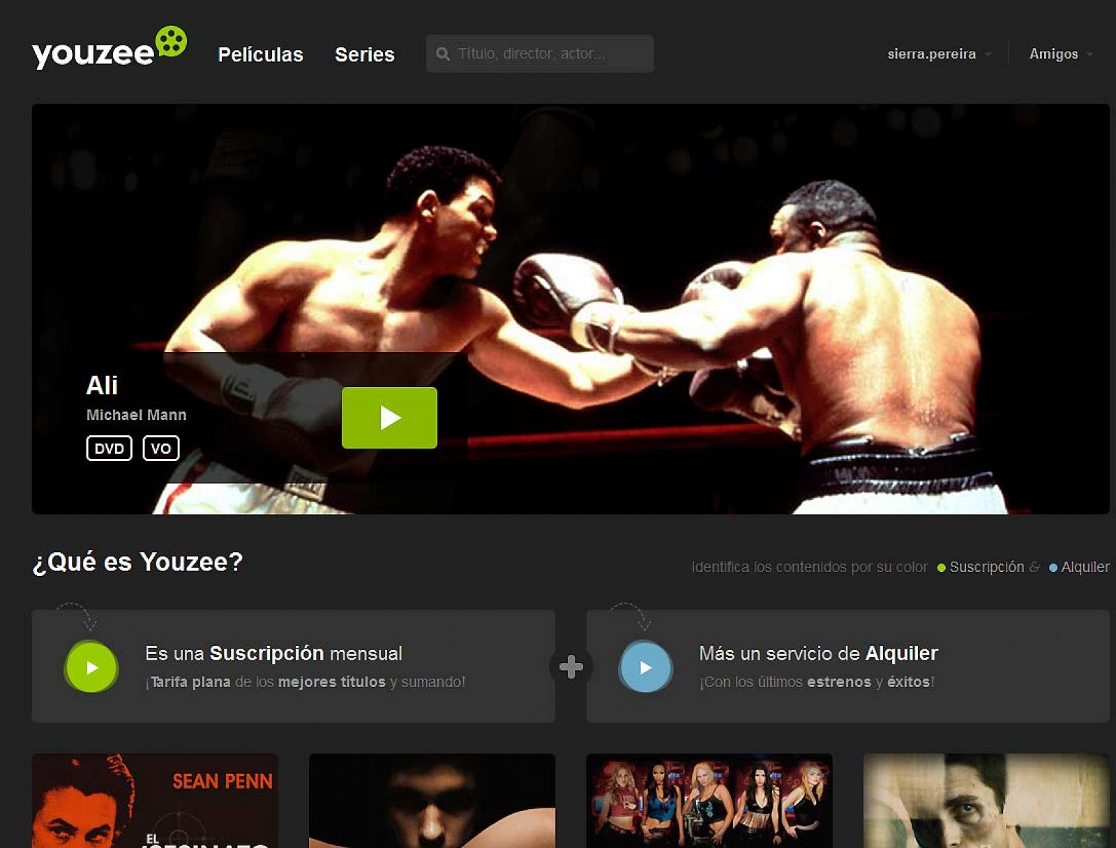Youzee es una de las últimas plataformas españolas que ofrecen contenidos audiovisuales de pago