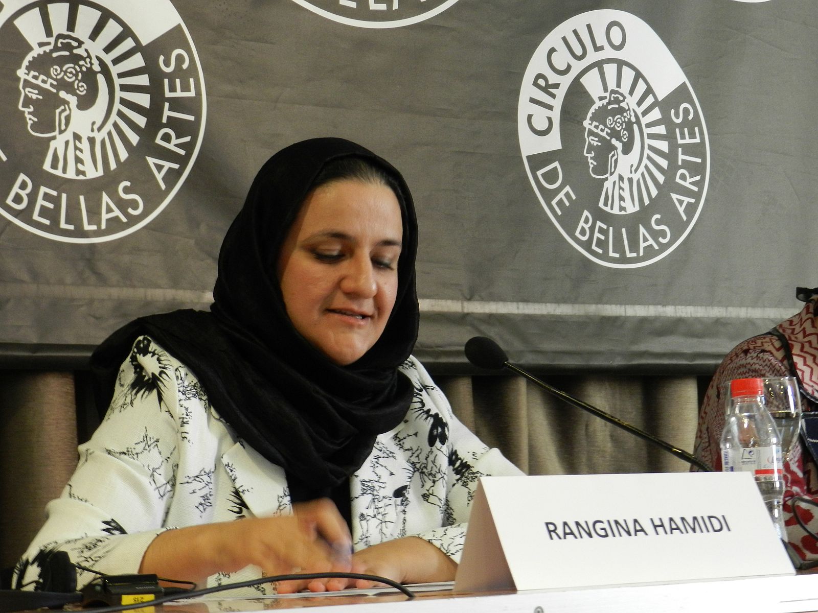 Rangina Hamidi, de Kandahar Treasure, durante las jornadas