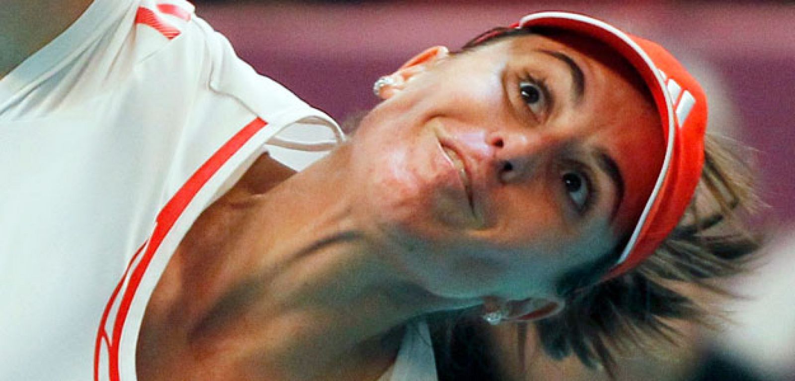 Anabel Medina, en el Torneo WTA de París 2012