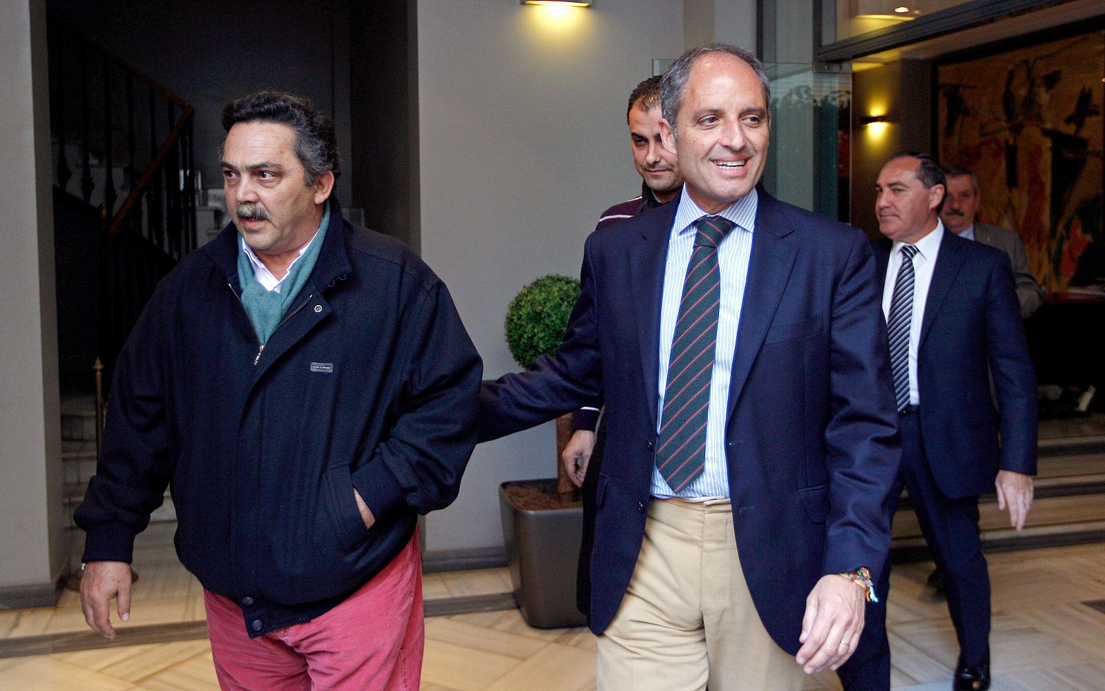 El expresident de la Generalitat, Francisco Camps, sale del Consejo Jurídico Consultivo.