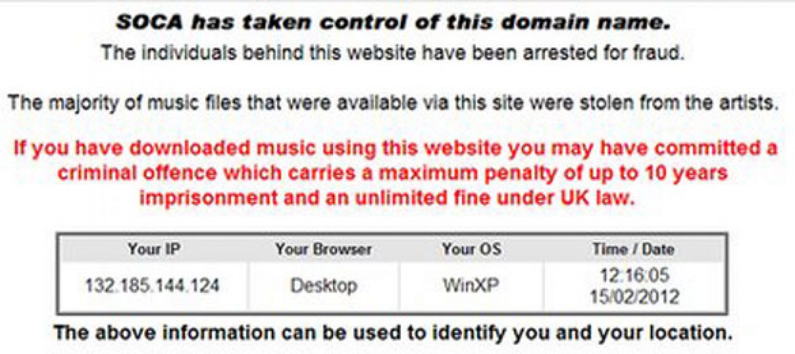 SOCA advierte a los usuarios sobre las consecuencias de descargarse música ilegal