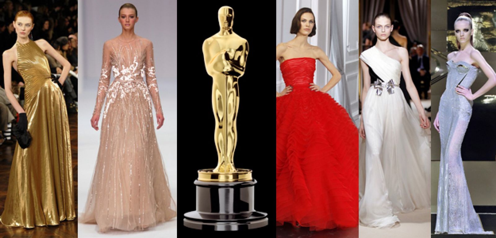 Vestidos de Ralph Lauren, Elie Saab, Dior, Giambatista Valli y Versace.