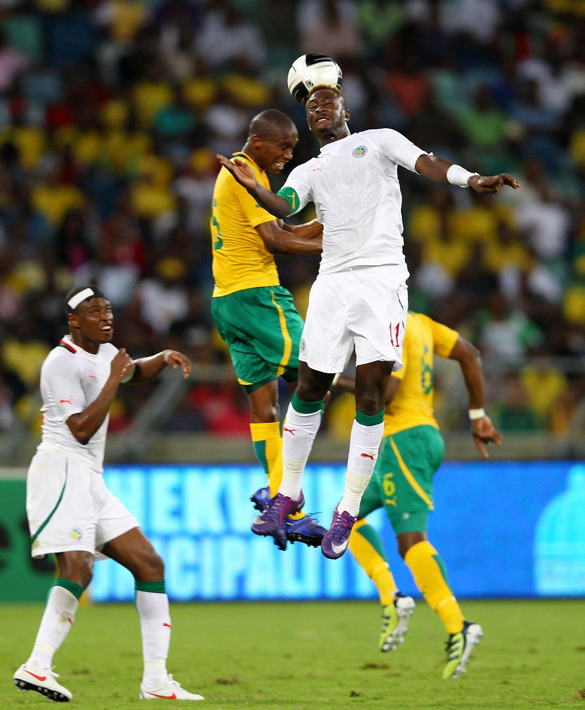 Amistoso Suráfrica - Senegal de fútbol