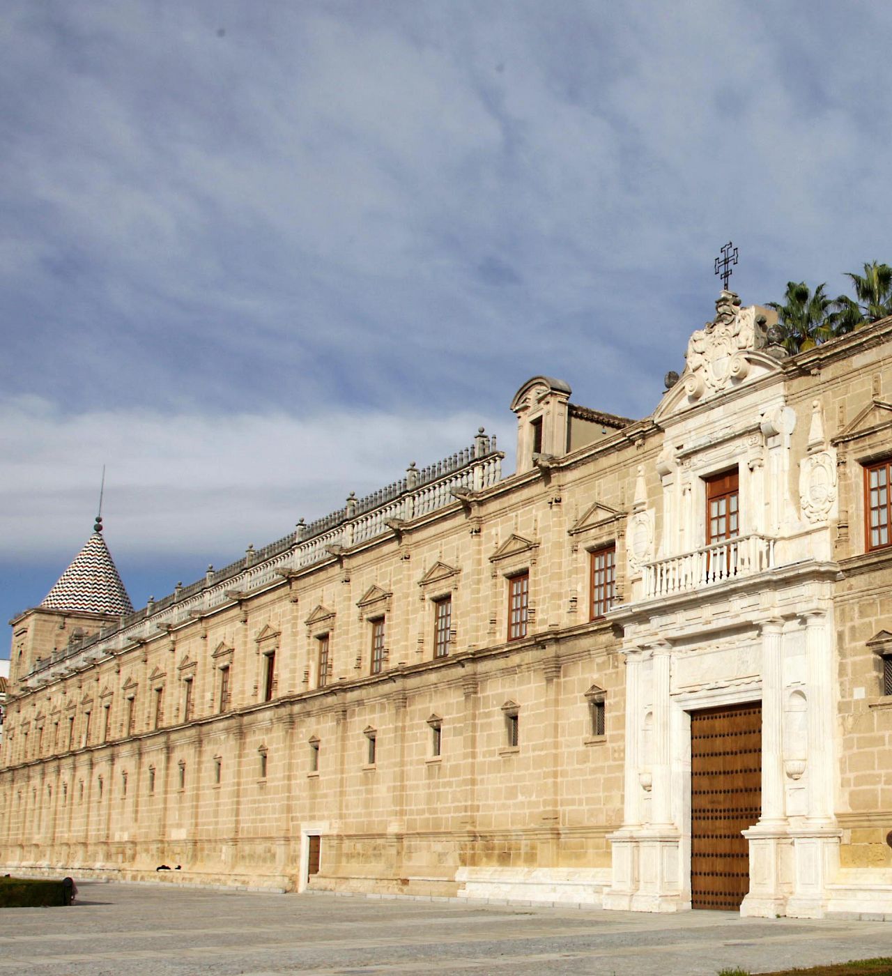 Fachada del Parlamento andaluz, en Sevilla.