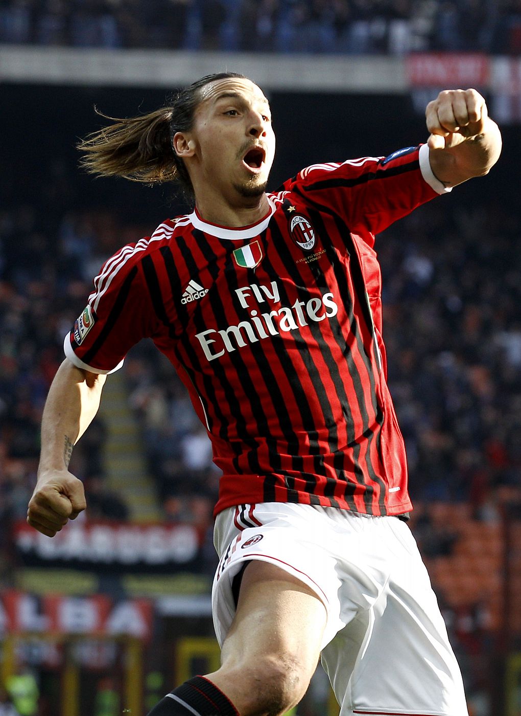 El jugador del Milan, Zlatan Ibrahimovic