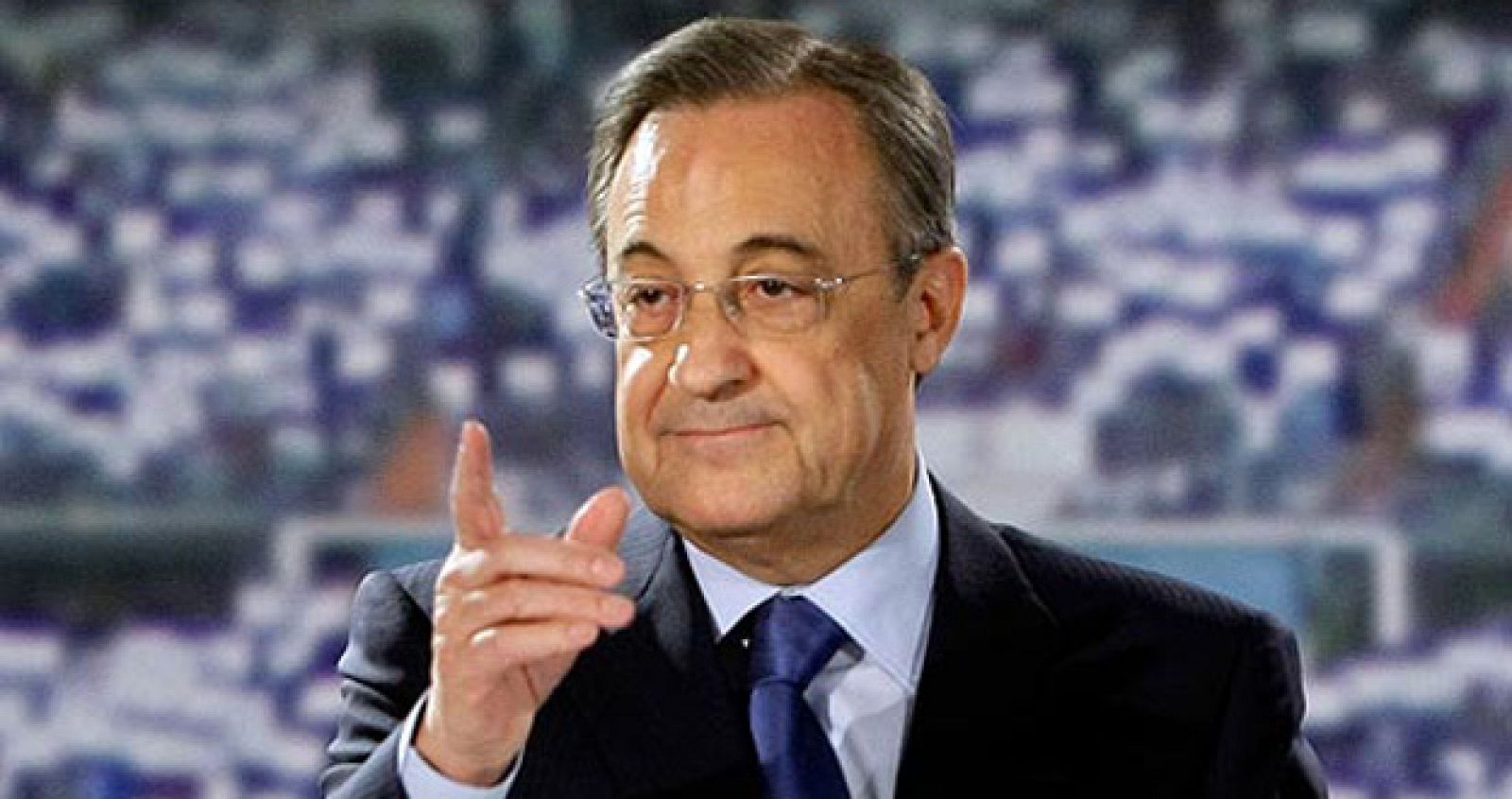 El Presidente del Real Madrid, Florentino Pérez.