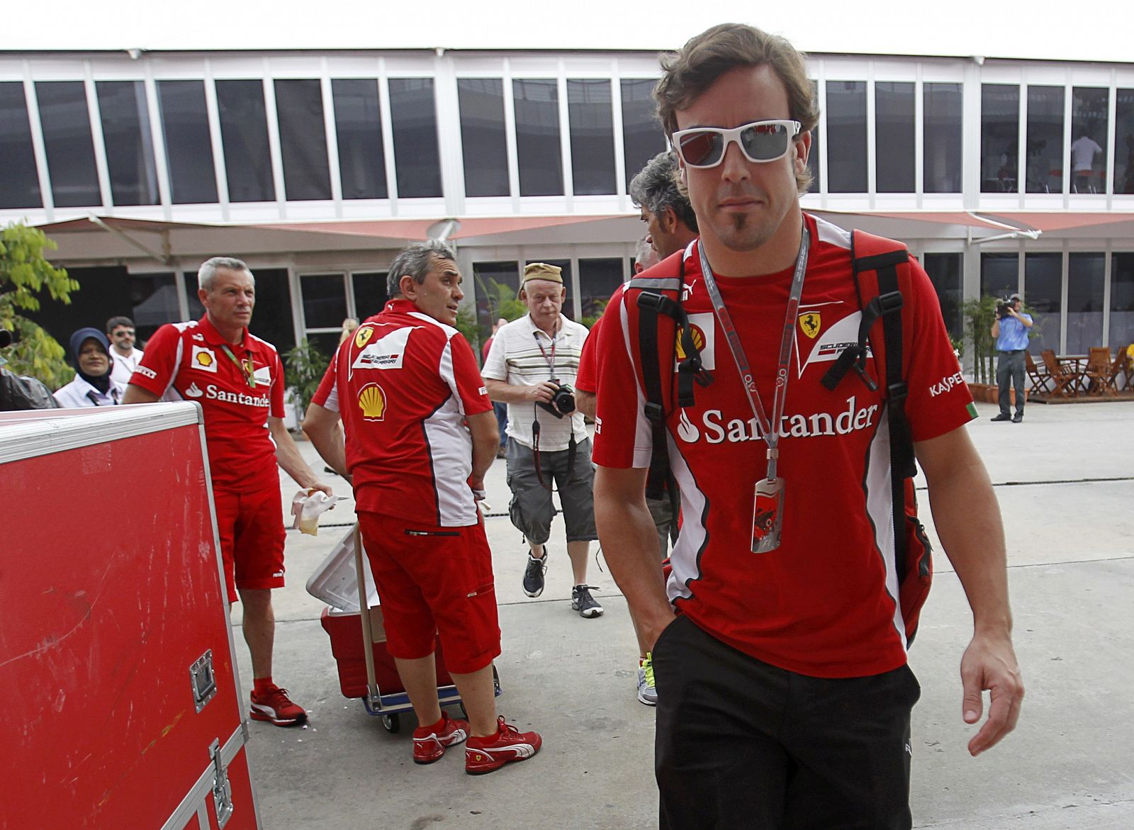 El piloto de Ferrari, Fernando Alonso.