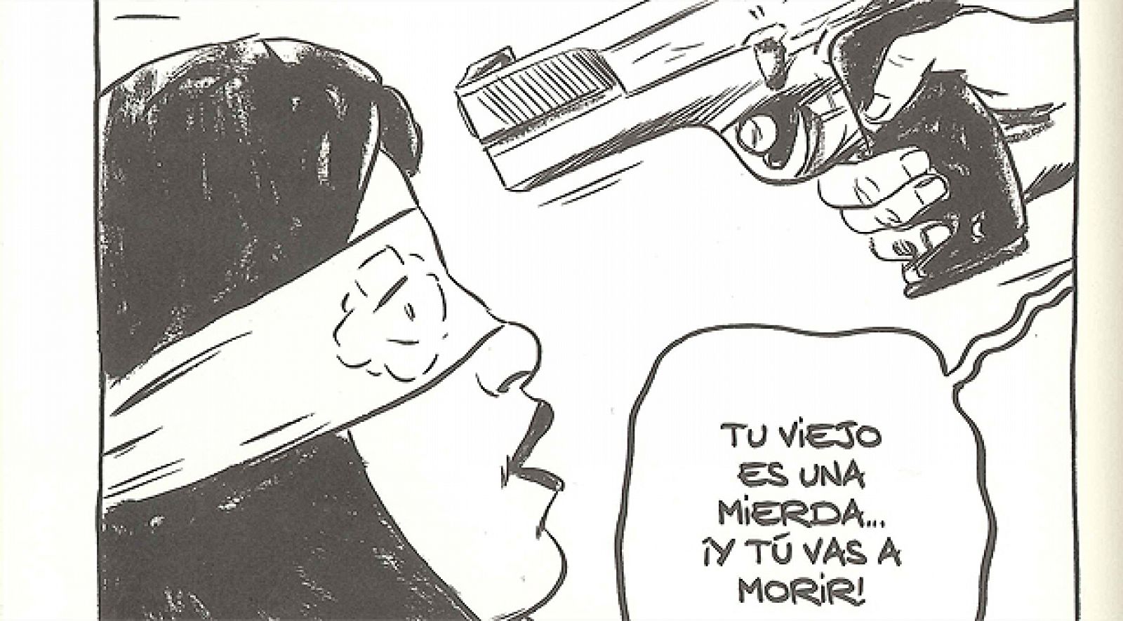 Detalle de una viñeta de 'Plagio. El secuestro de Melina', de Hernán Migoya y Joan Marín