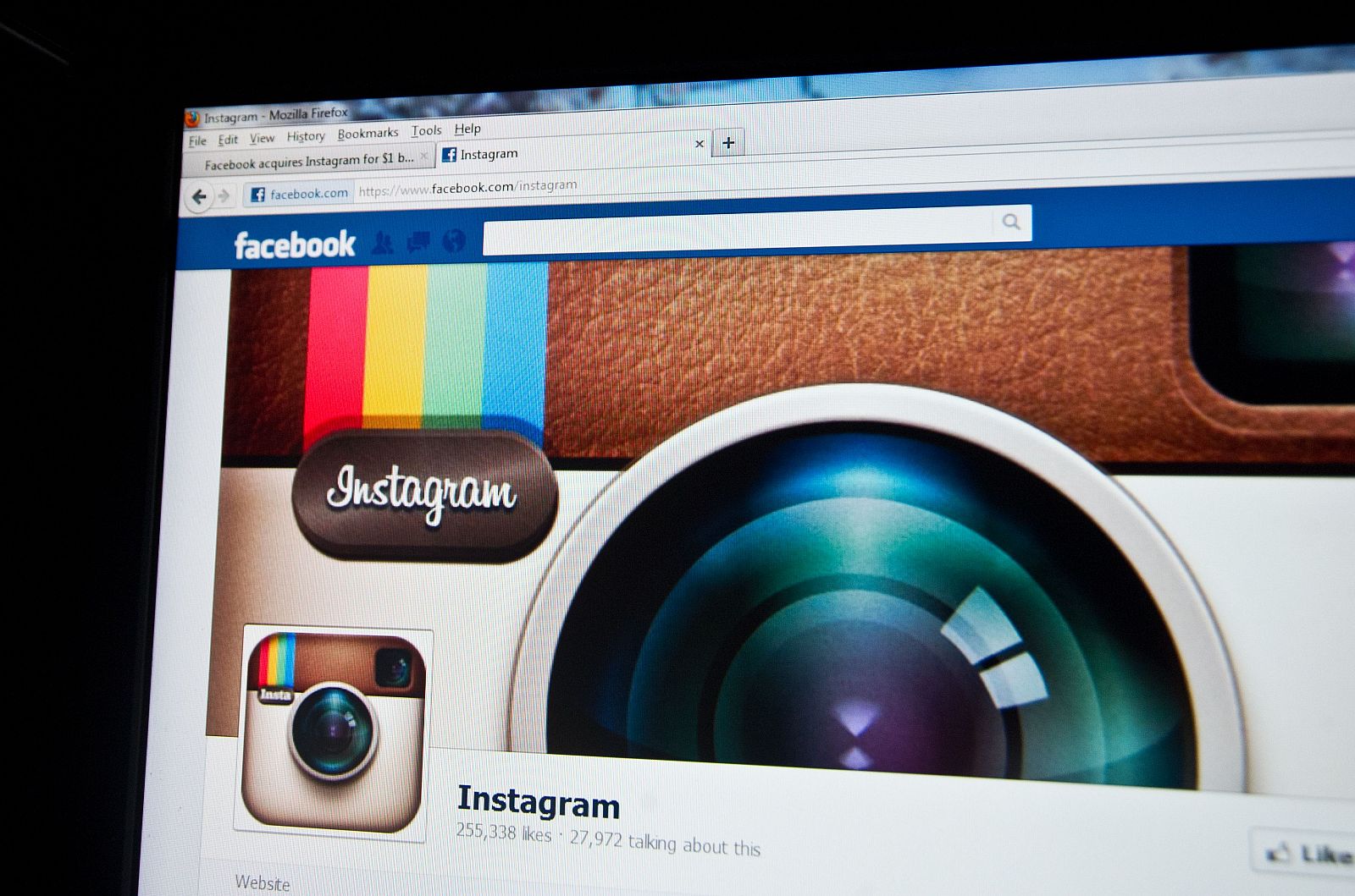 Facebook anunció el pasado 9 de abril que compraba Instagram por 1.000 millones de dólares.