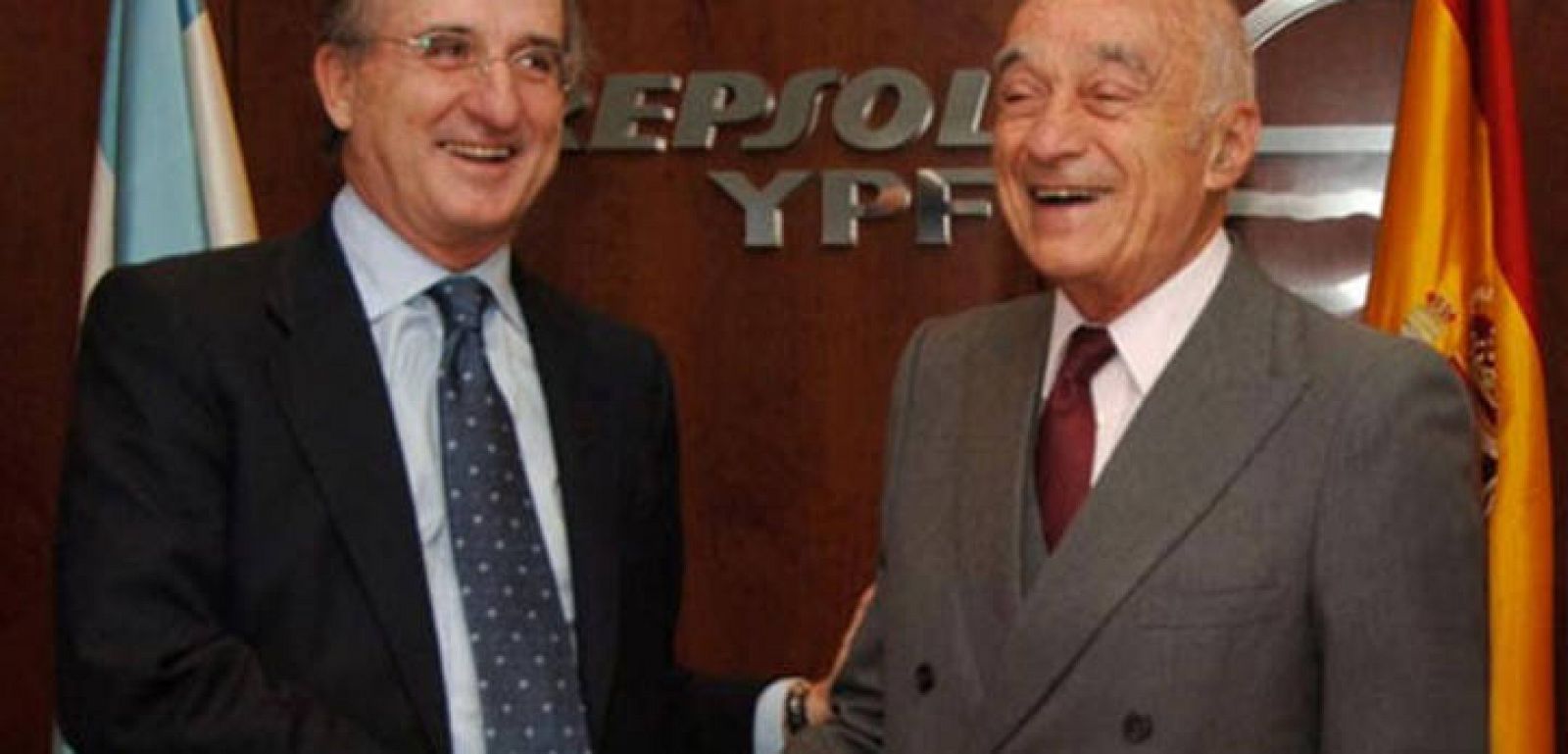  Brufau saluda a Enrique Eskenazi, patriarca de la familia de empresarios argentinos