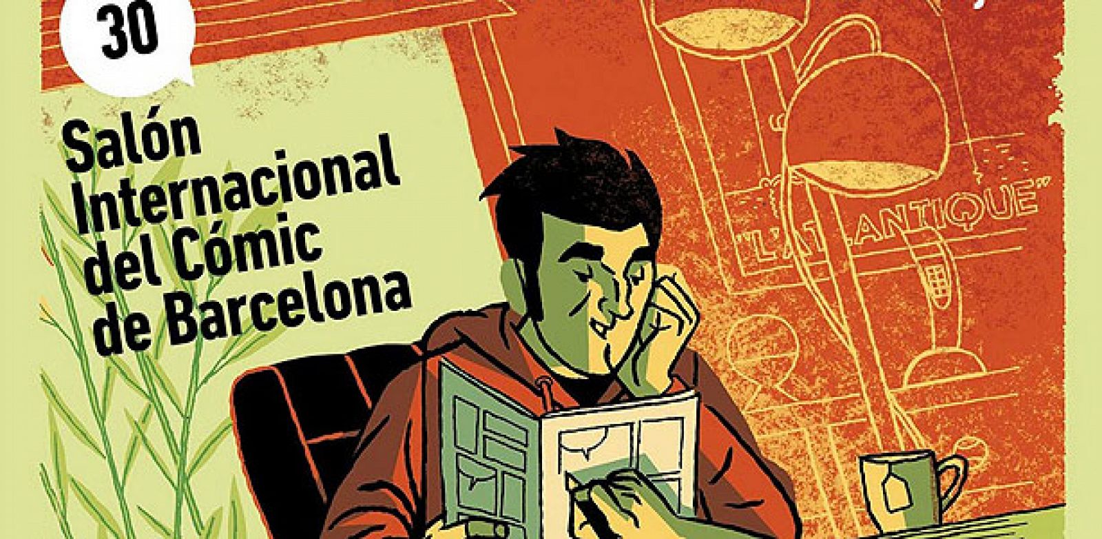 Fragmento del cartel del Salón del cómic de Barcelona 2012
