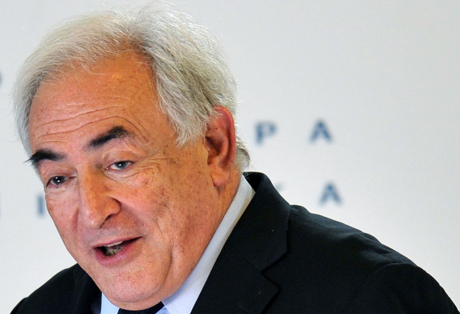 En el dirigente del FMI Dominique Strauss-Kahn.