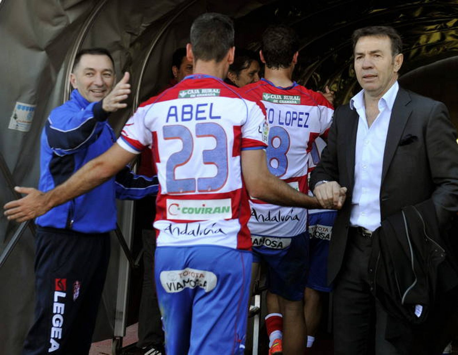 El entrenador del Granada: Abel Resino.