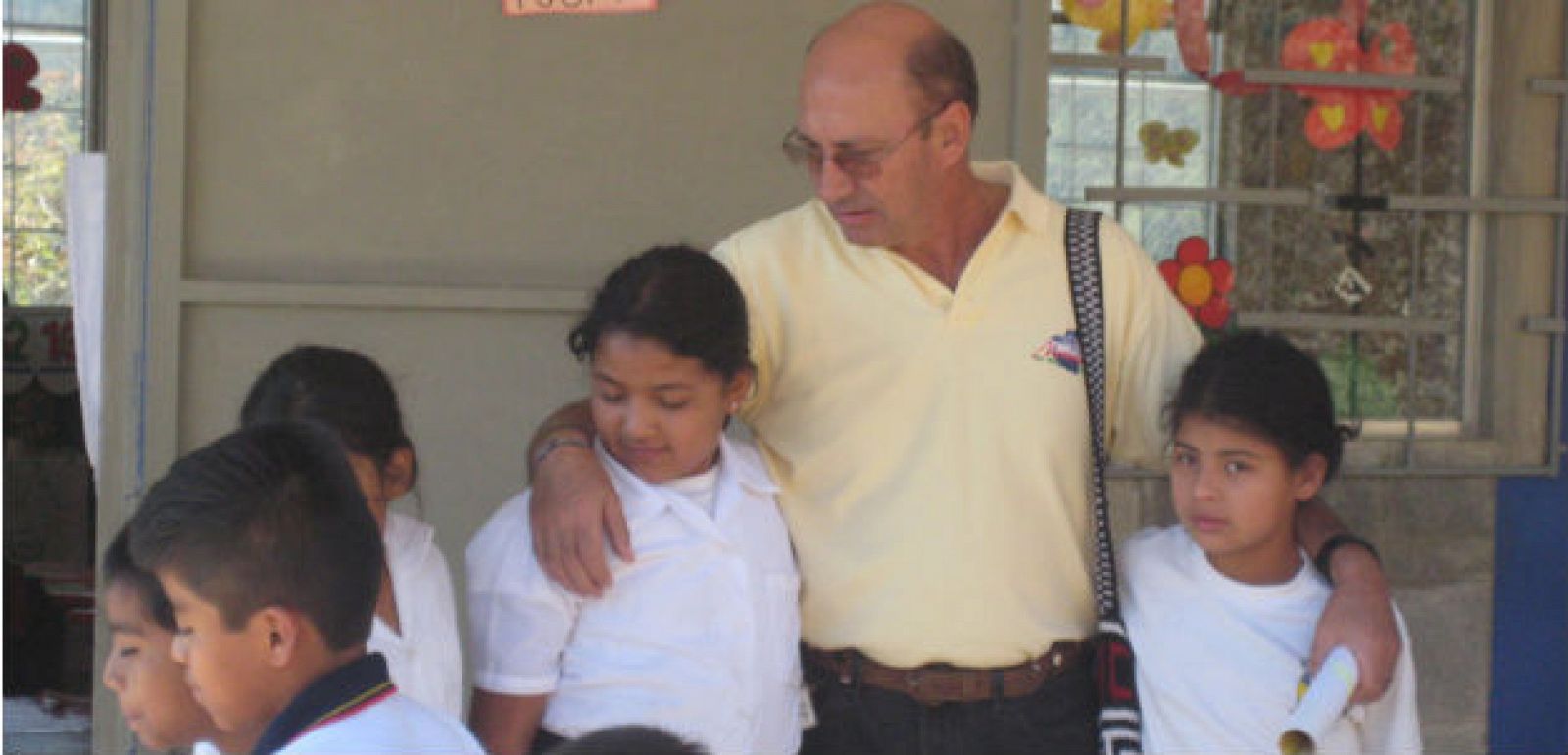 El hermano José Antonio Alonso es uno de los maristas que trabajan en la educación de los niños de los barrancos.