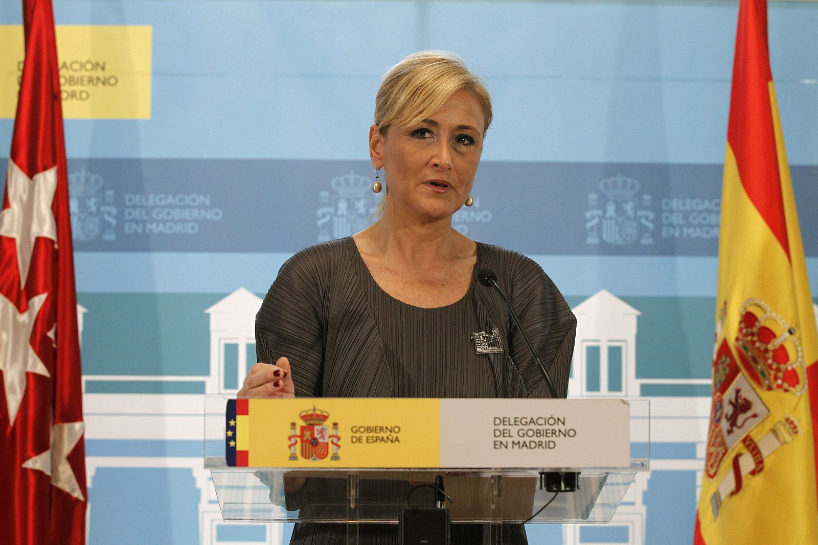 La delegada del Gobierno en Madrid, Cristina Cifuentes.