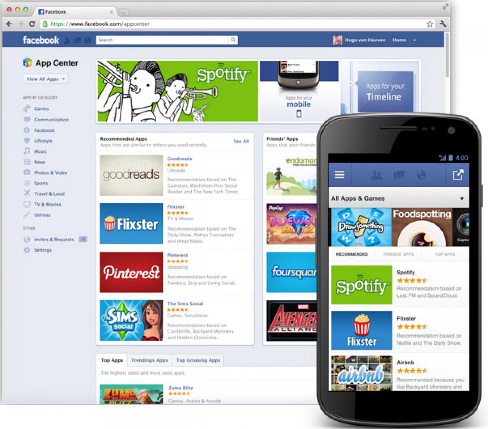 Facebook anuncia su propia tienda de aplicaciones, que estará disponible en las próximas semanas