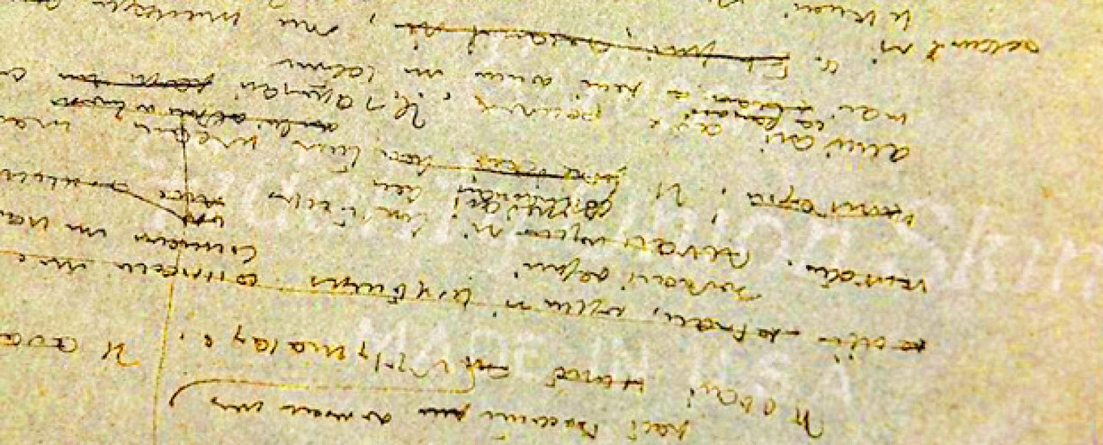 Fragmento de las dos hojas en las que Sàint-Exupery escribió sobre "el crucigramista"