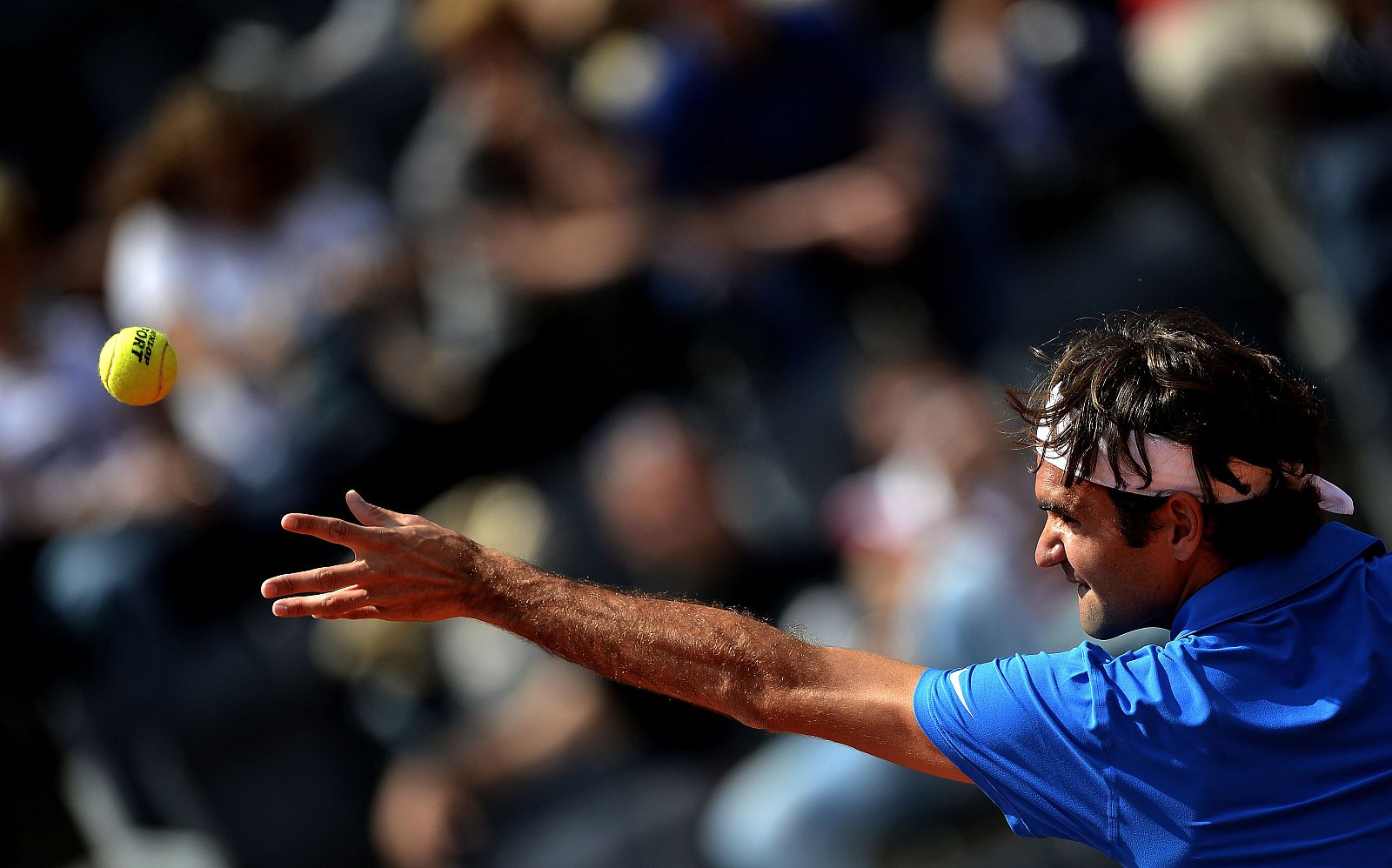 Federer superó a Berlocq en su primer partido del Masters 1000 de Roma