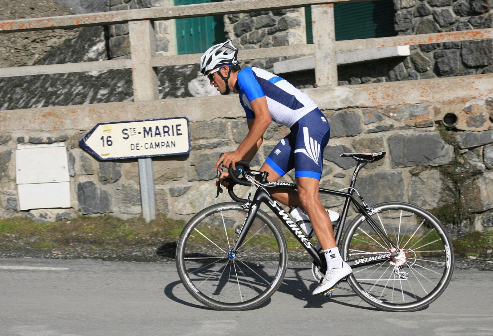 Alberto Contador en el Tourmalet