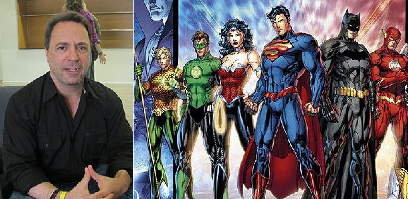 Bob Harras y 'La liga de la justicia' dibujada por Jim Lee