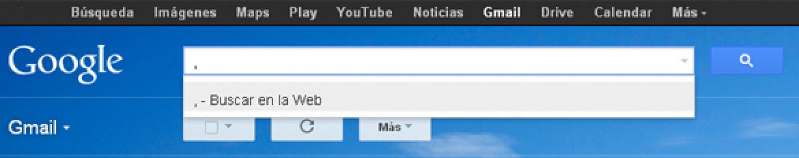 El correo de Google actualiza su buscador para facilitar las búsquedas