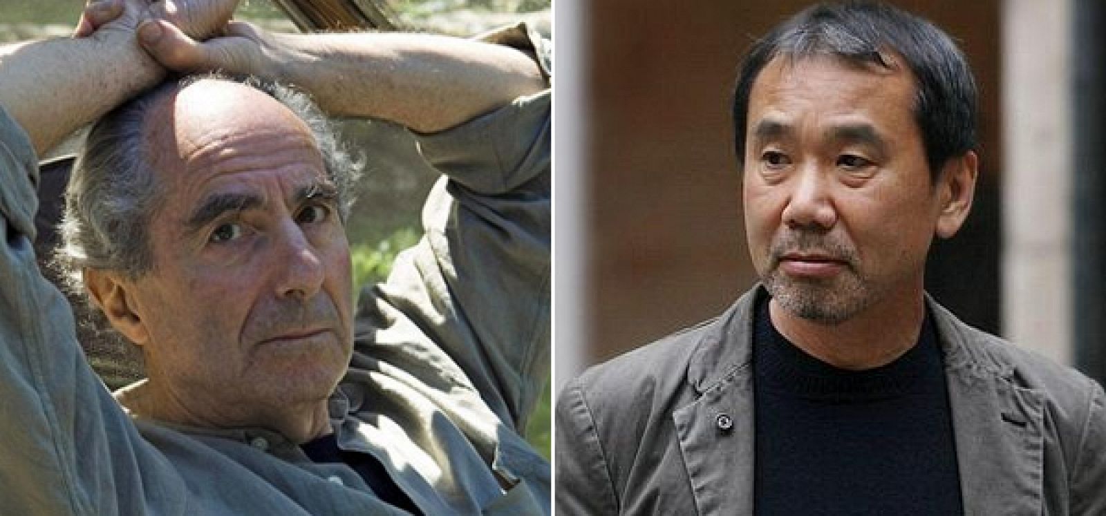 Philip Roth y Haruki Murakami