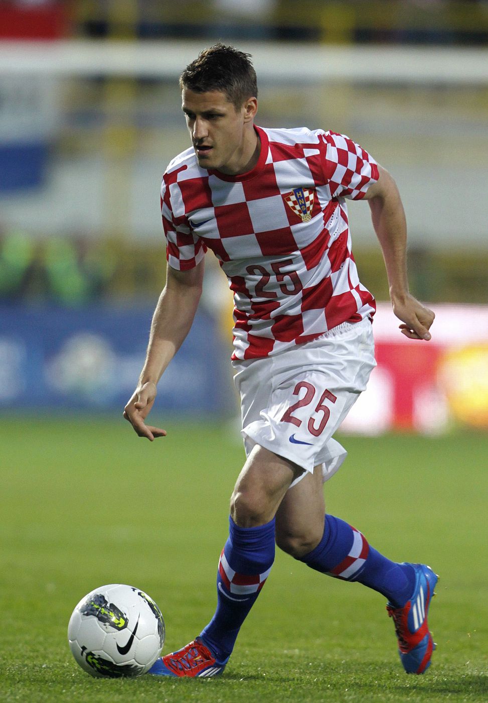 Ivo Ilicevic, en un partido con Croacia.