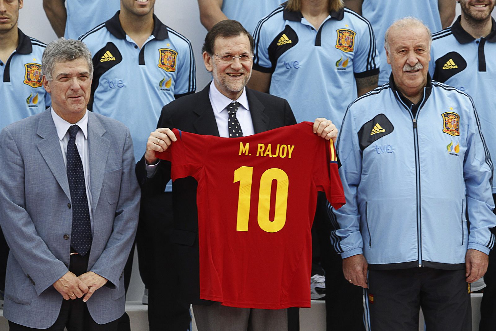 Rajoy selección española de fútbol