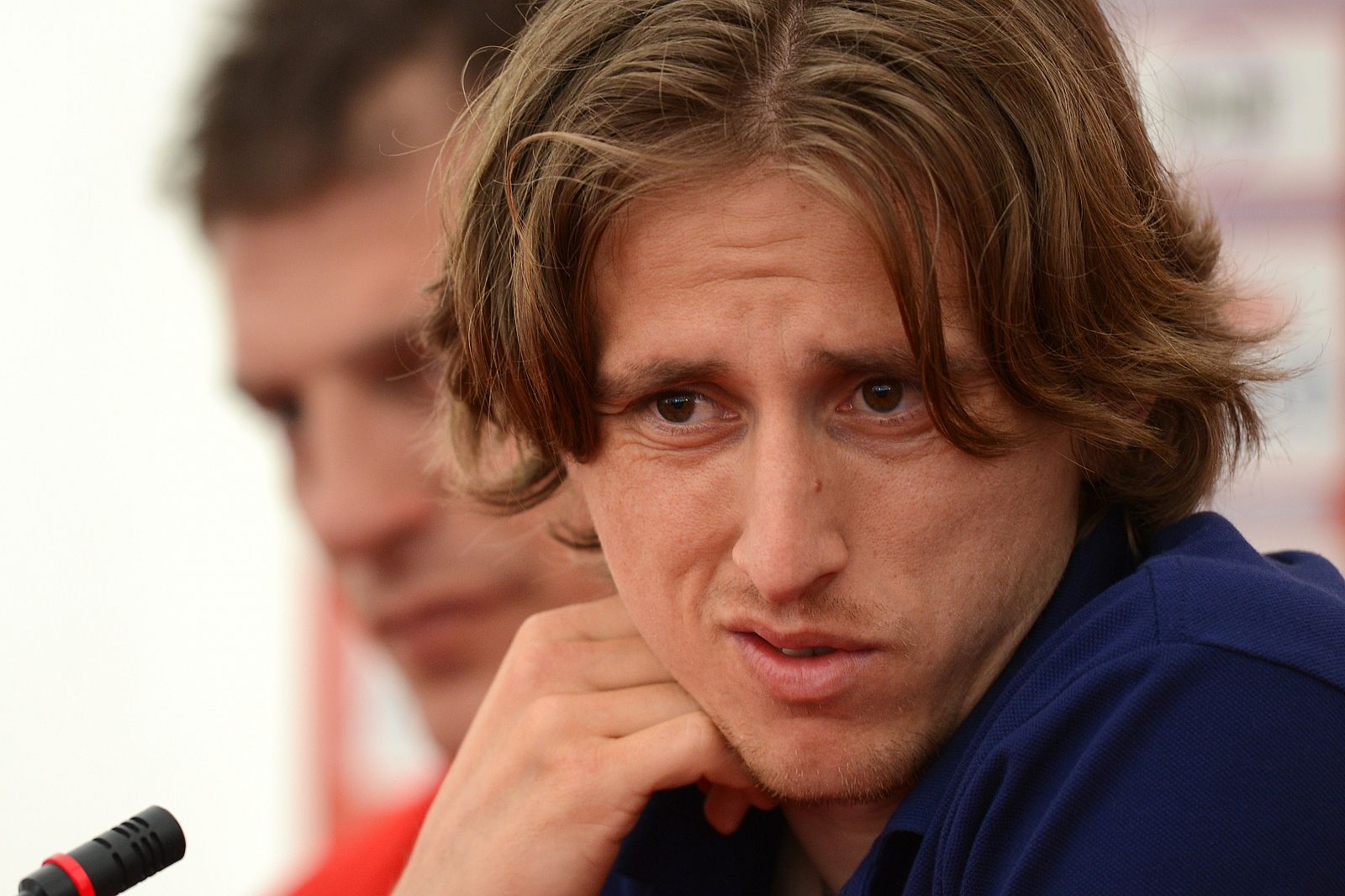 Modric, centrocampista de la selección de Croacia