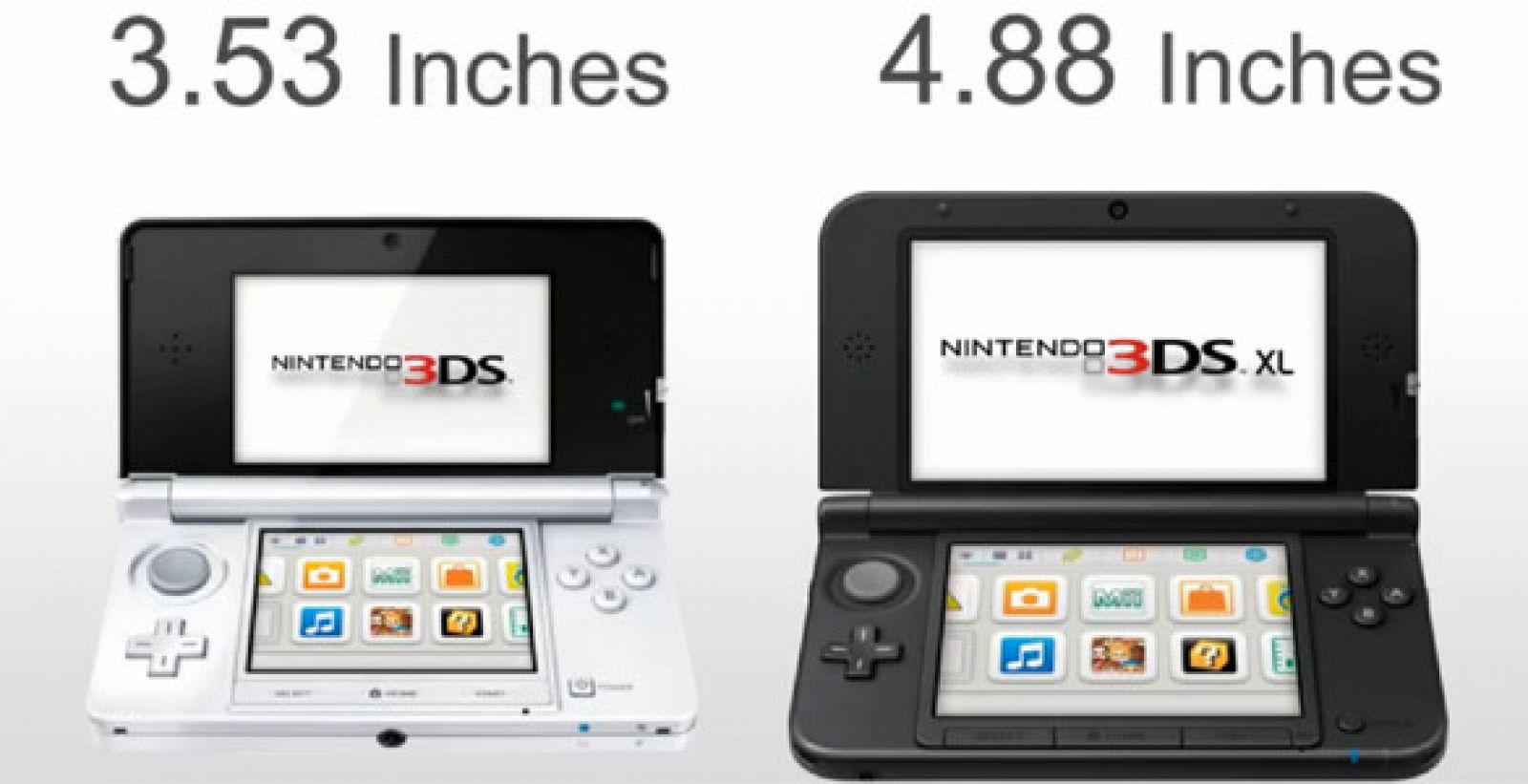La versión 'XL' cuenta con unas pantallas un 90% más grande que la 3DS