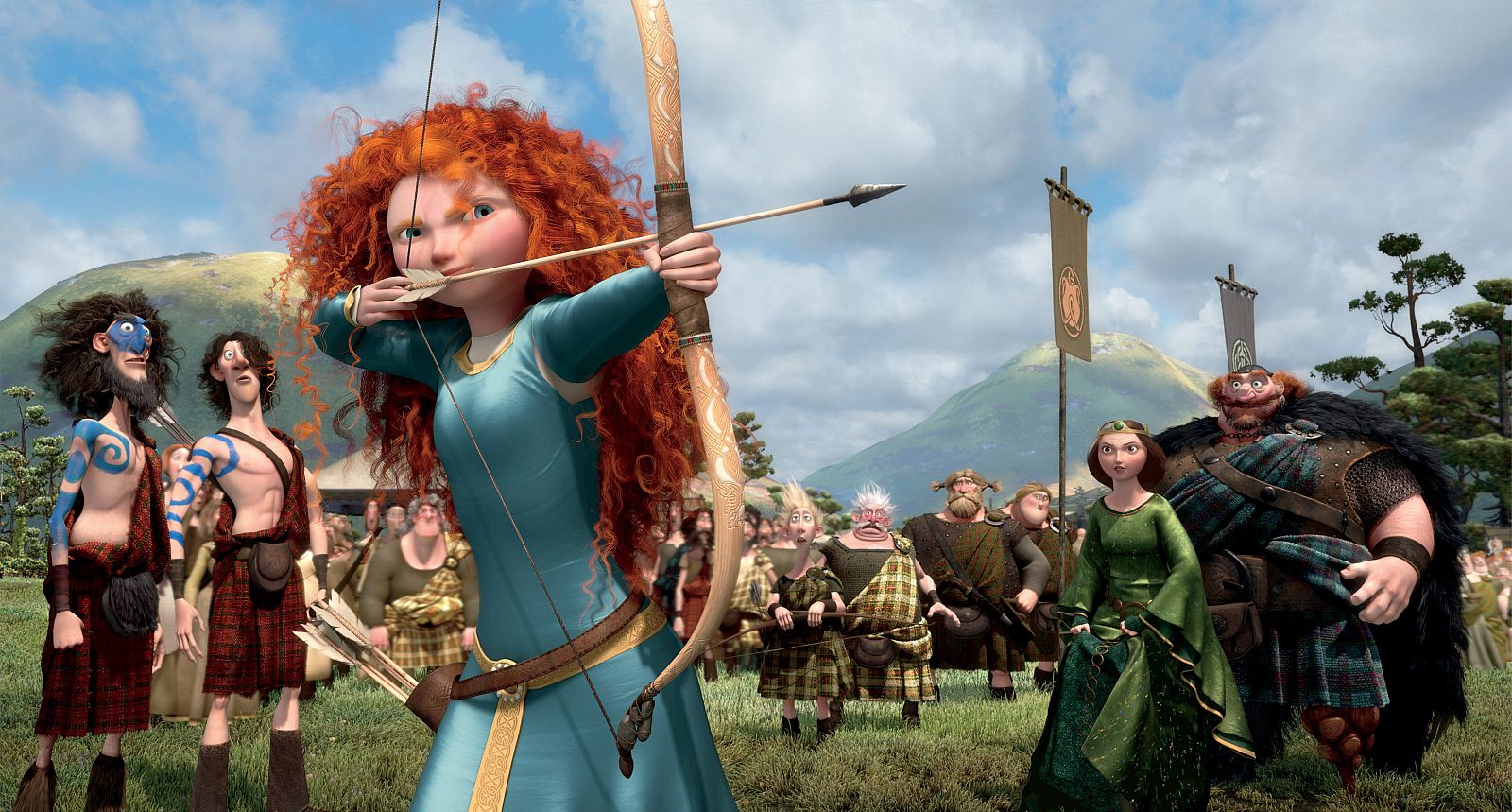 "BRAVE", LA PRIMERA PRINCESA DE PIXAR LUCHA POR EL NÚMERO UNO