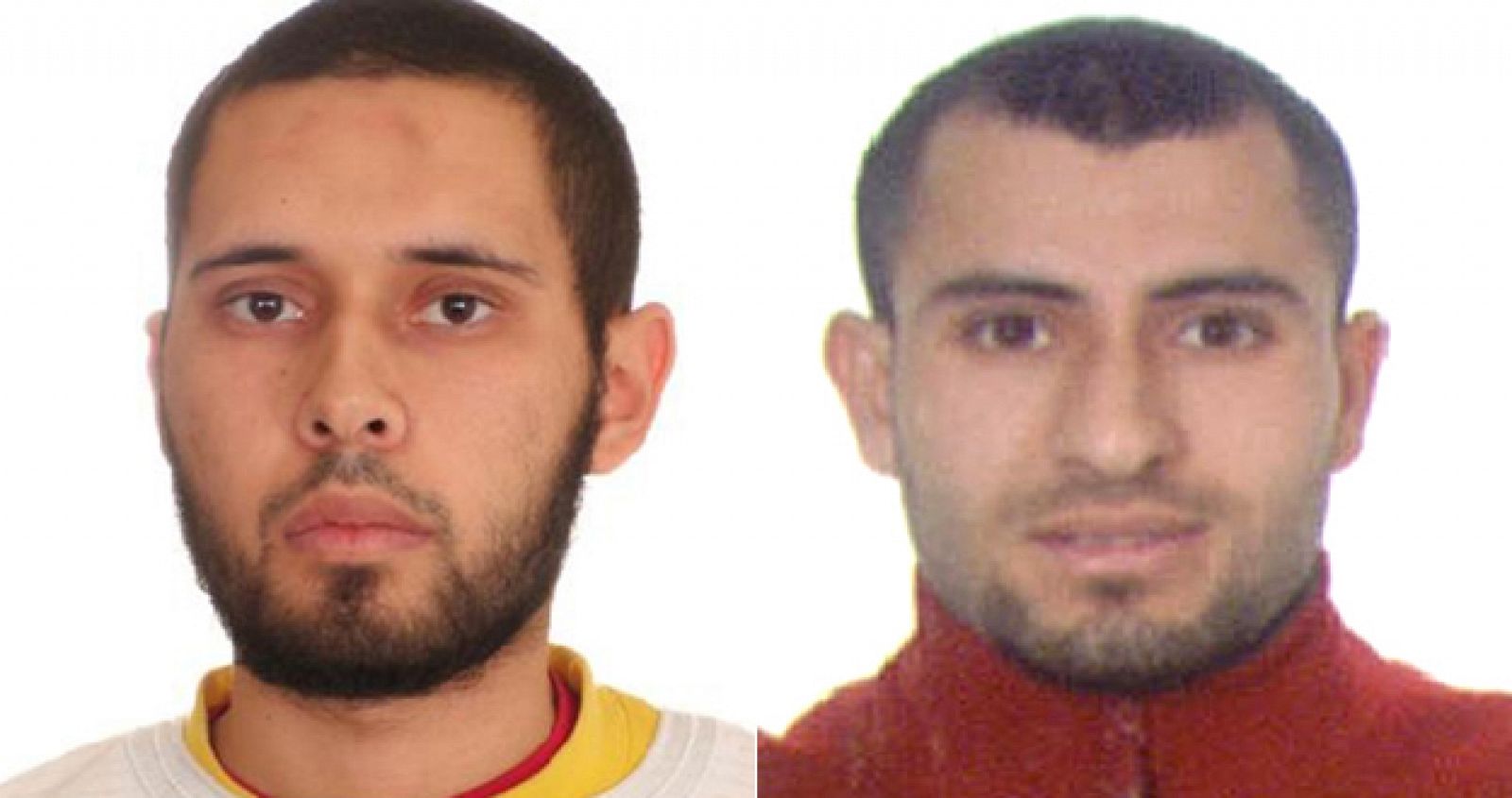 Los dos islamistas detenidos: Rachid Abdellah Mohamed (izqda) y Nabil Mohamed Chaib, en unas imágenes del Ministerio del Interior.