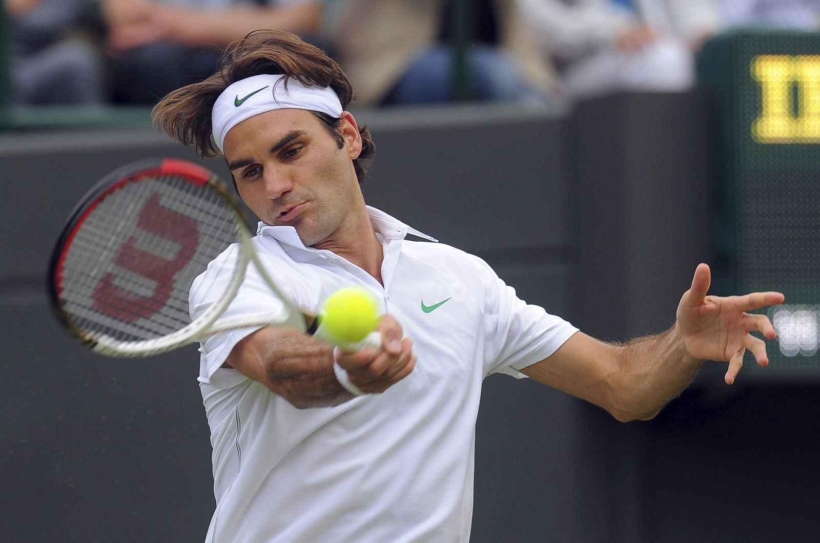 El tenista suizo Roger Federer, en Wimbledon